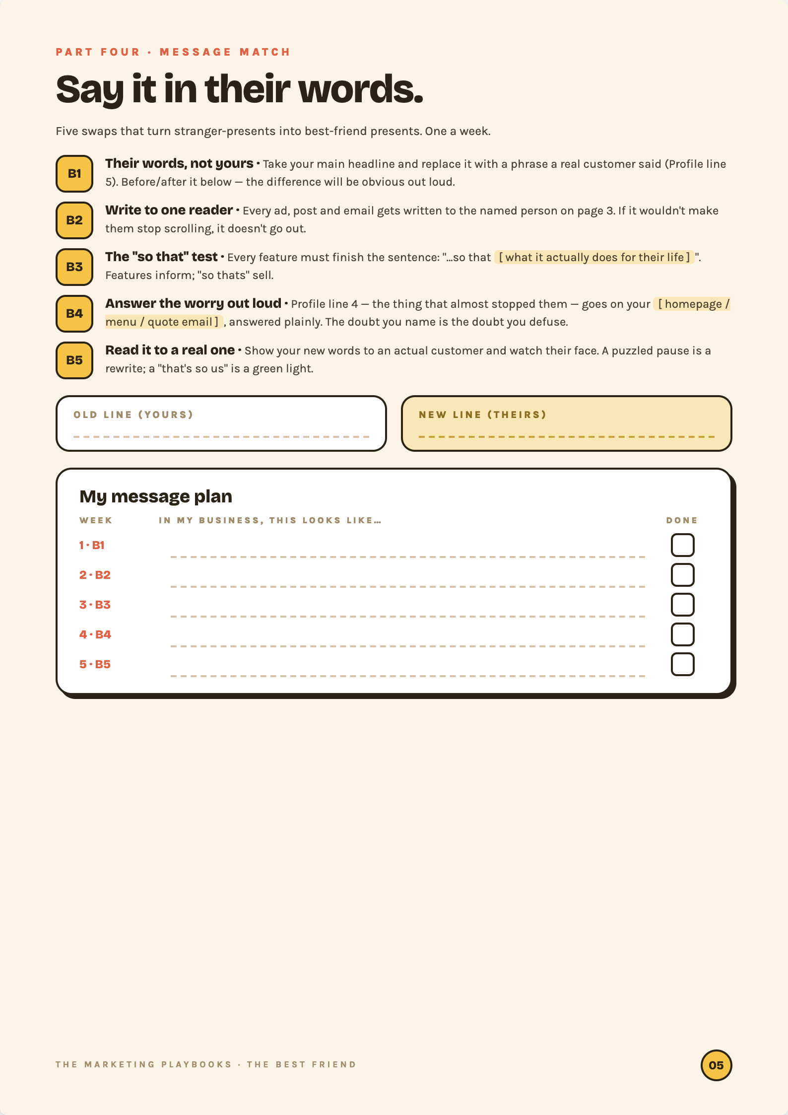 Part four — the fixes