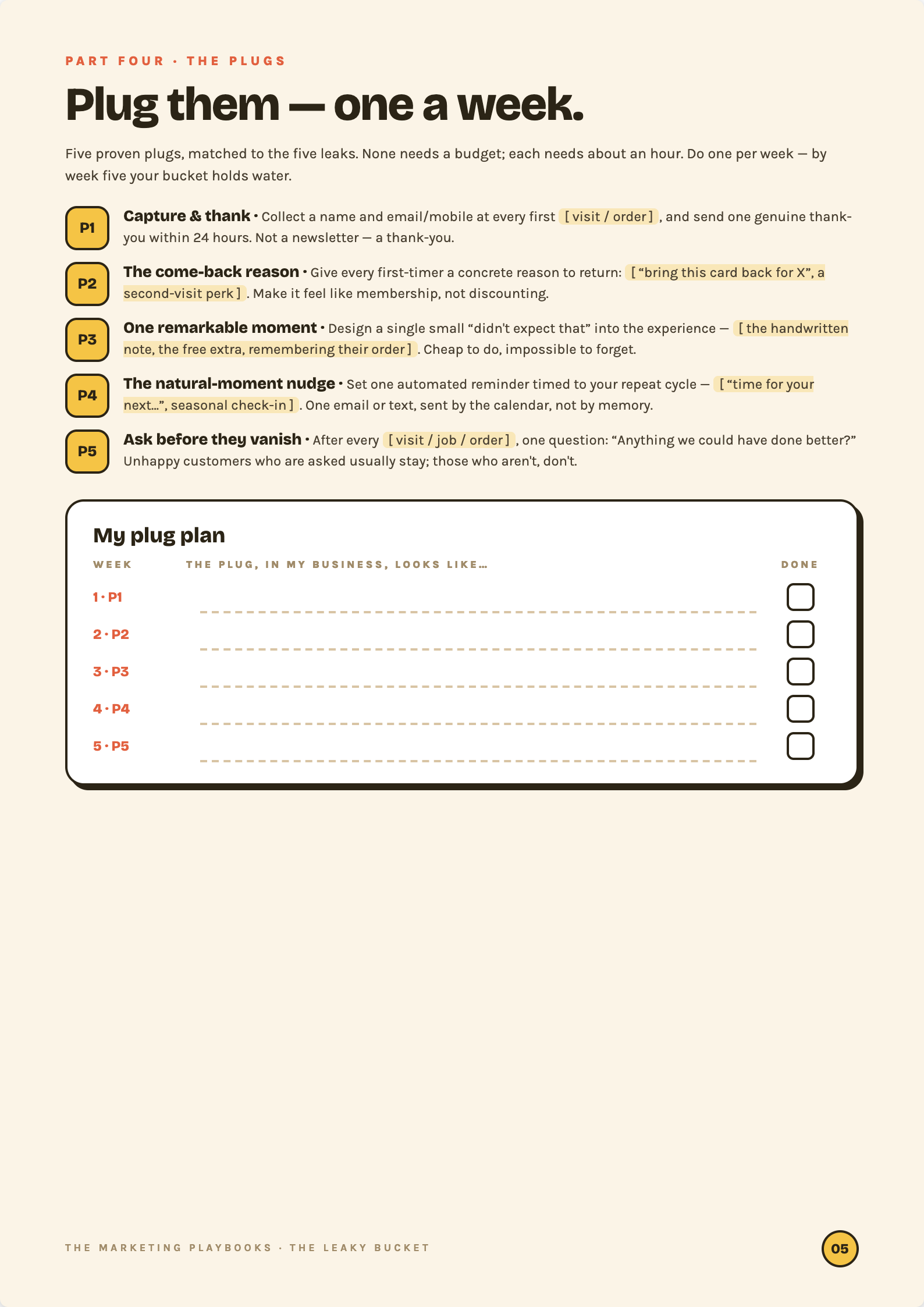 Part four — the fixes