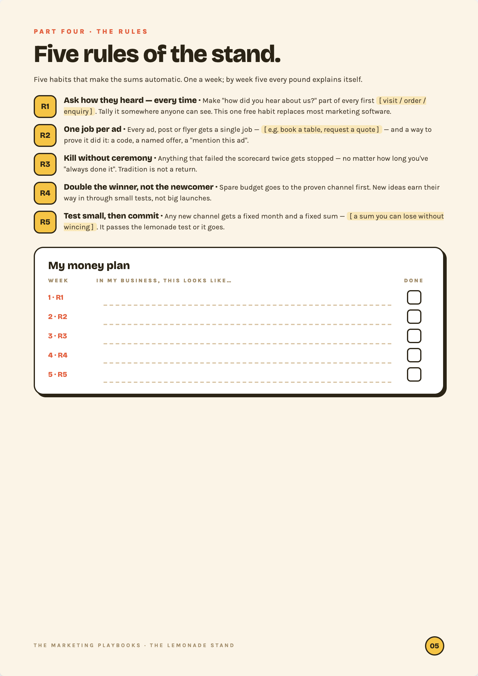 Part four — the fixes